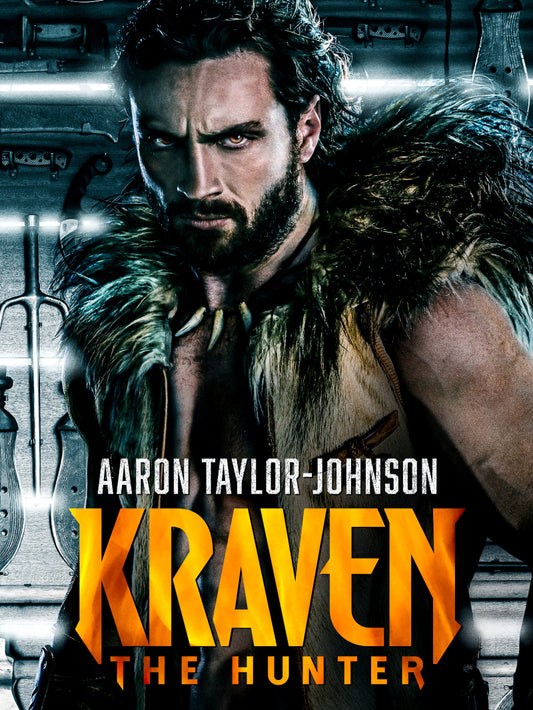 Kraven The Hunter paper poster