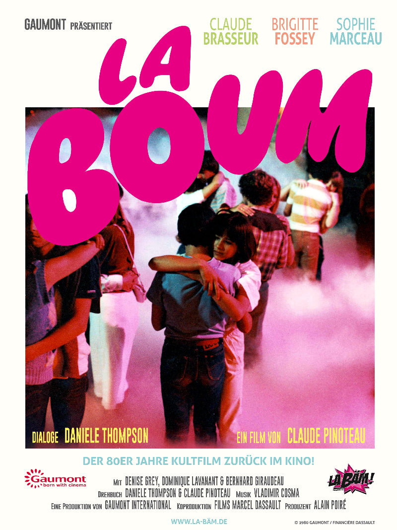 La Boum paper poster