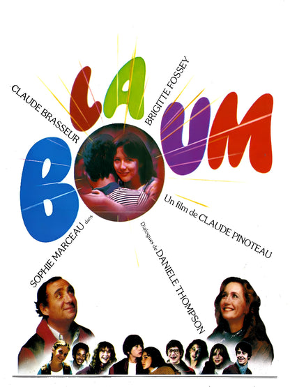 La Boum paper poster