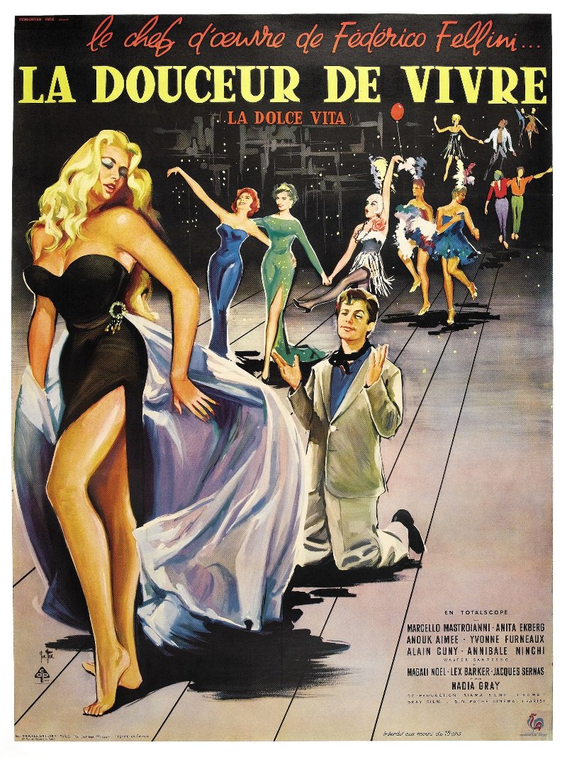 La dolce vita paper poster