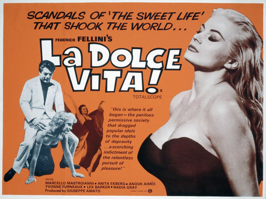 La dolce vita - paper poster