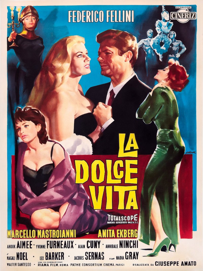 La dolce vita aper poster