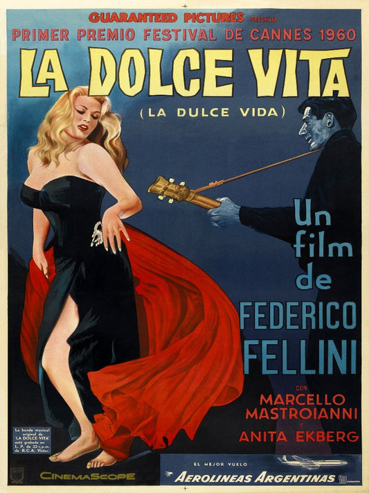 La dolce vita paper poster