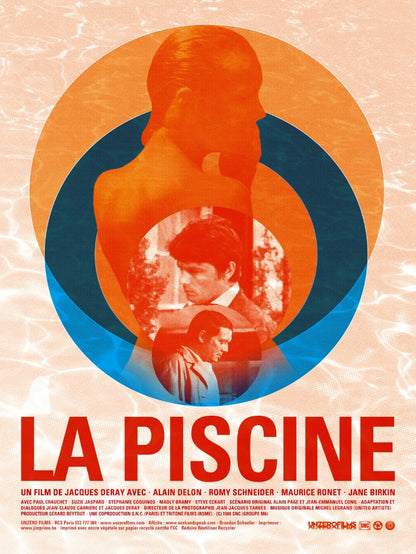 La piscine - poster