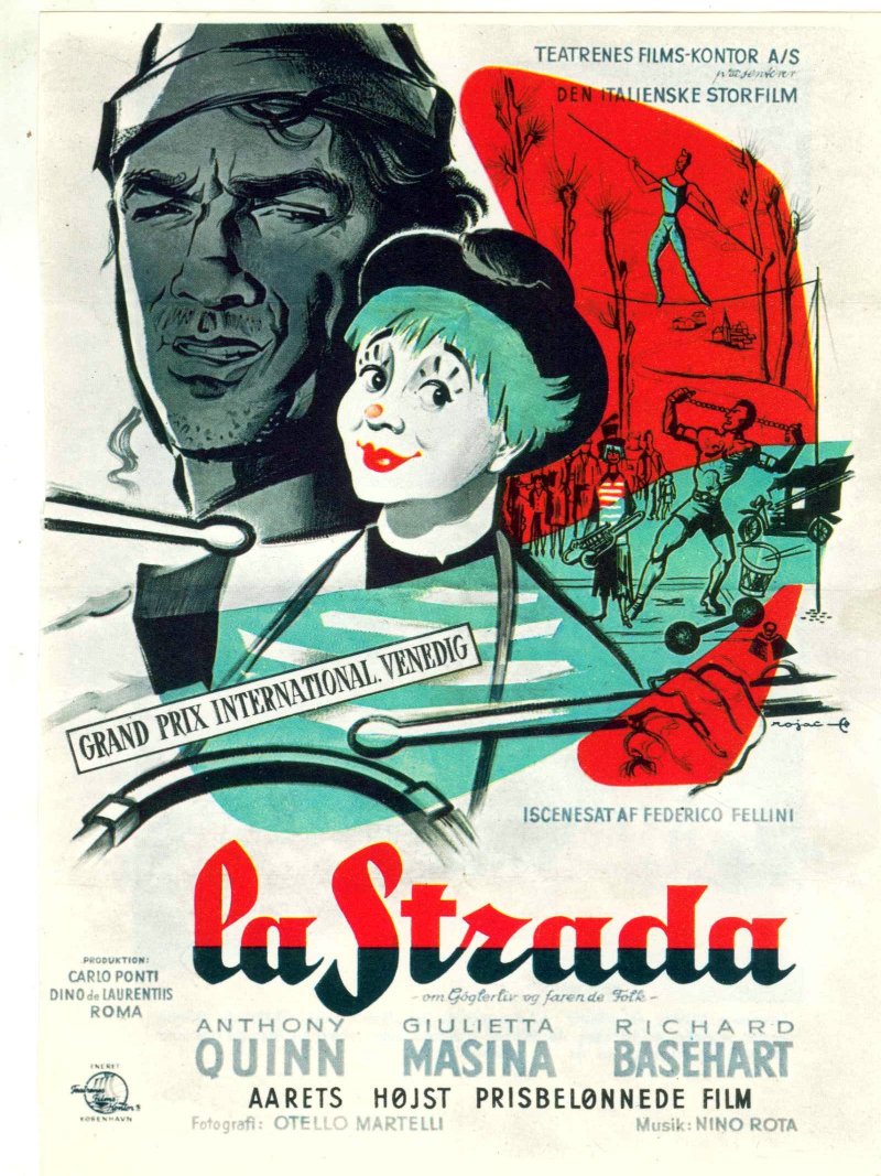 La strada paper poster