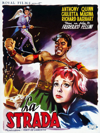 La strada paper poster