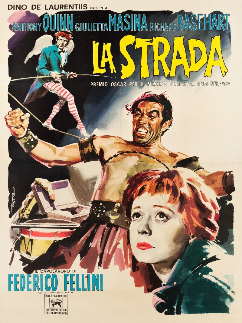 La strada paper poster