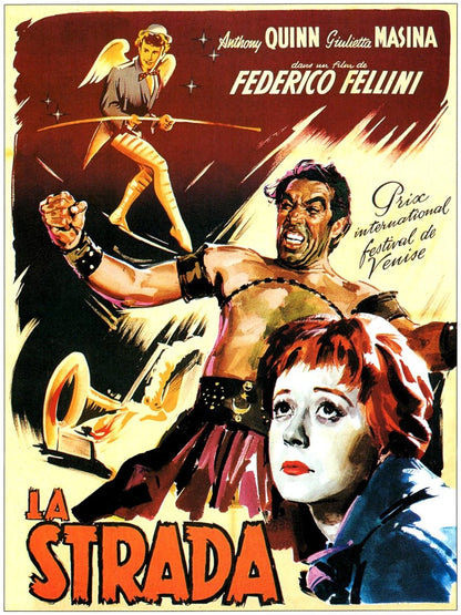 La strada paper poster