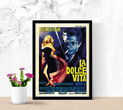 La dolce vita framed poster