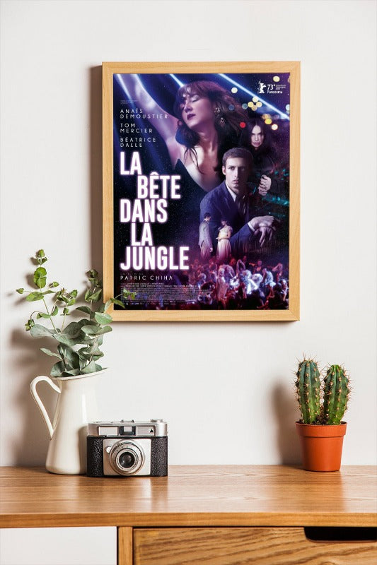 La bête dans la jungle - framed poster