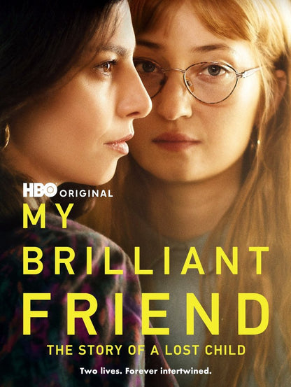 My Brilliant Friend paper poster