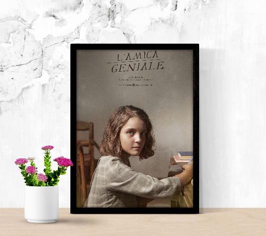 L'amica geniale framed poster