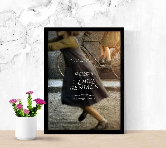 L'amica geniale framed poster