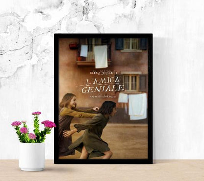 L'amica geniale framed poster