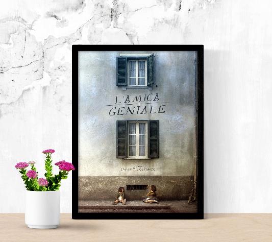 L'amica geniale framed poster