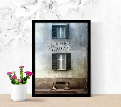 L'amica geniale framed poster