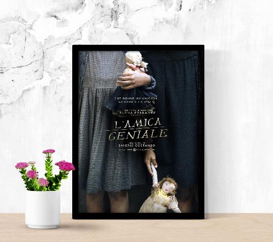 L'amica geniale framed poster