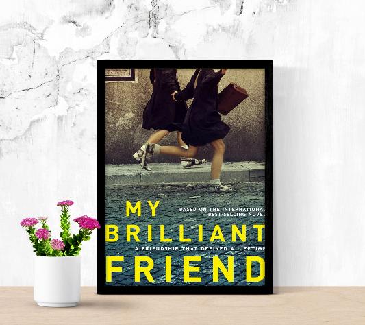 My Brilliant Friend framed poster