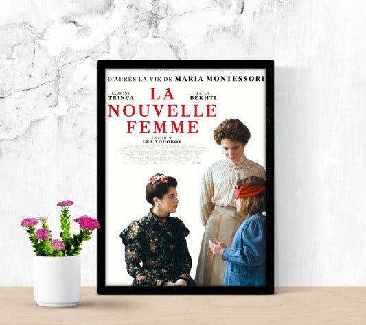 La nouvelle femme Maria Montessori - framed poster