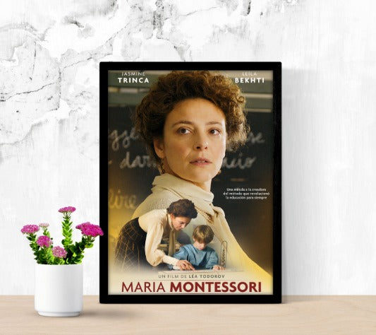 La nouvelle femme Maria Montessori - framed poster