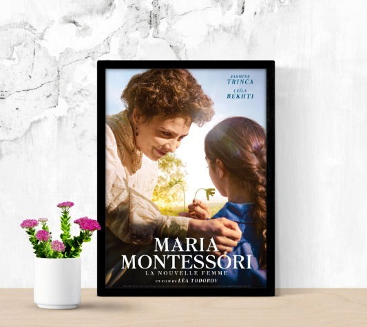 La nouvelle femme Maria Montessori - framed poster