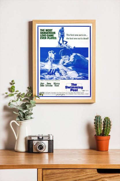 The Swimming Pool - framed poster