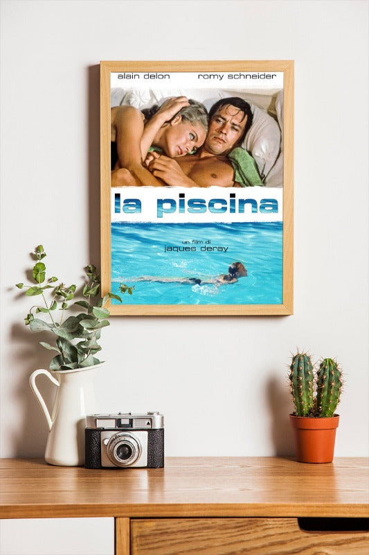 La piscina - framed poster