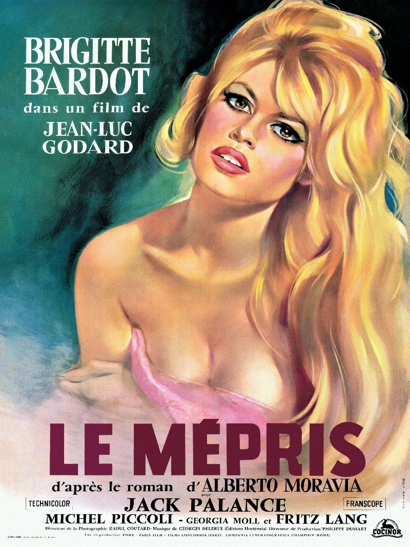 Le Mépris paper poster