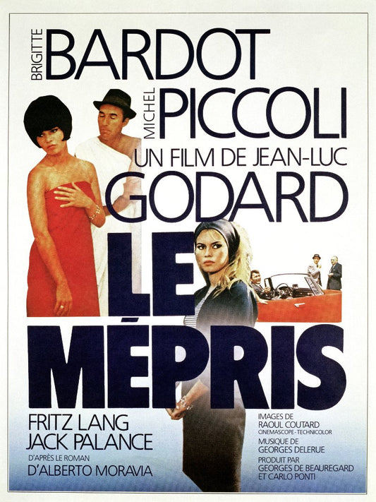 Le Mépris paper poster