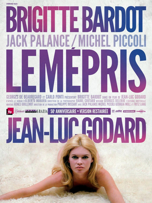 Le Mépris paper poster