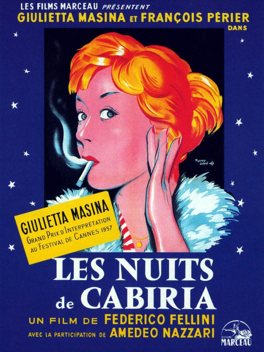 Le nuits de Cabiria paer poster