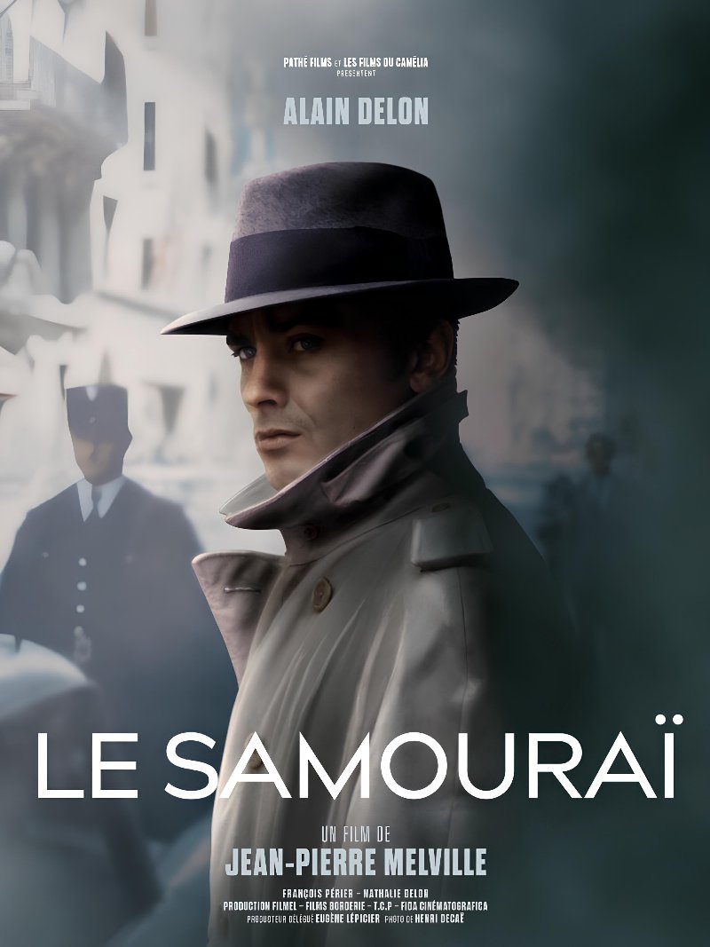 Le samouraï paper poster