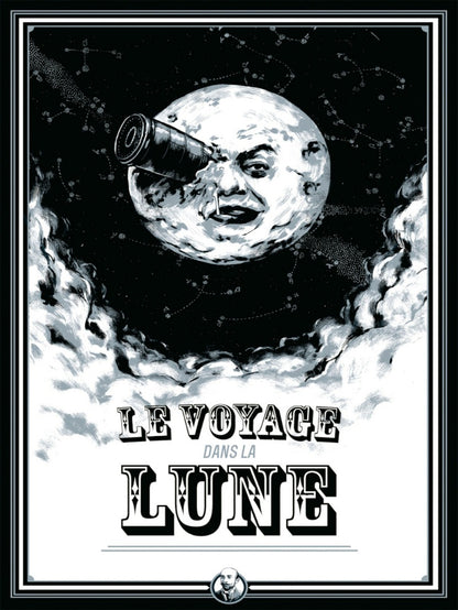 Le voyage dans la lune - paper poster - postercinema