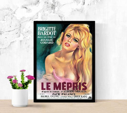 Le Mépris framed poster