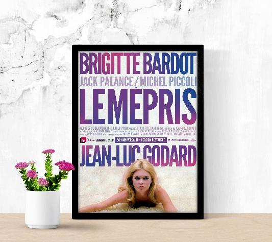 Le Mépris framed poster