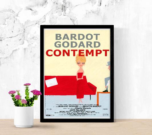 Contempt framed poster