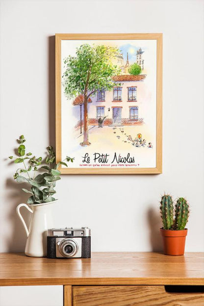 Le petit Nicolas framed poster