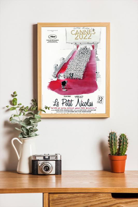 Le petit Nicolas framed poster