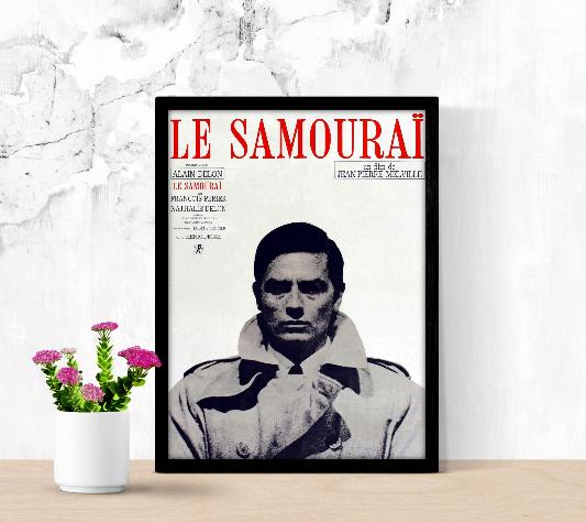 Le samouraï framed poster