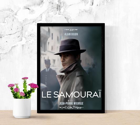 Le samouraï framed poster