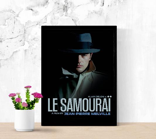 Le samouraï framed poster