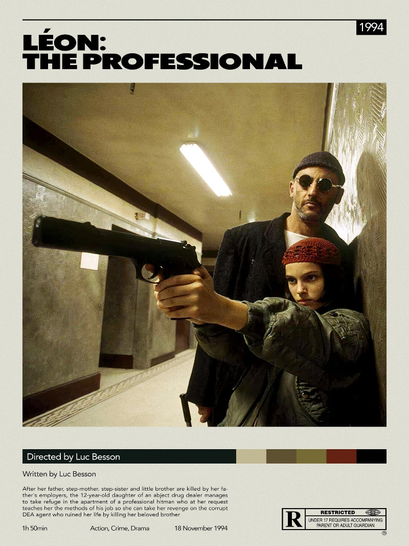 Leon The Professional minimalist paper poster