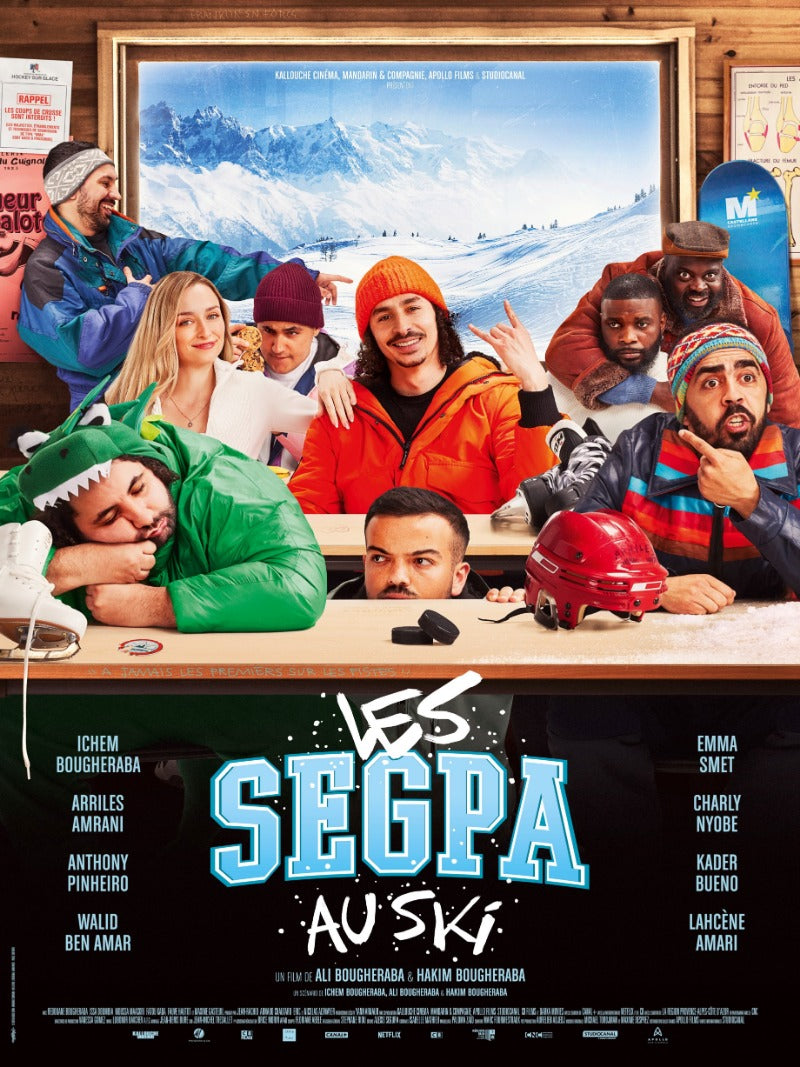 Les segpa au ski - poster