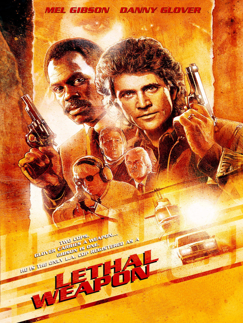 Lethal Weapon paper poster