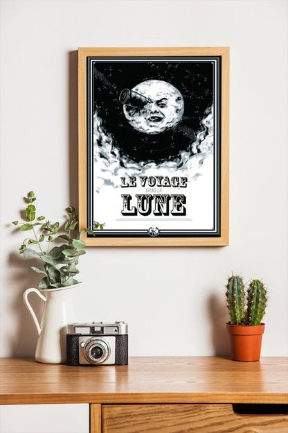 Le voyage dans la lune - paper poster - postercinema