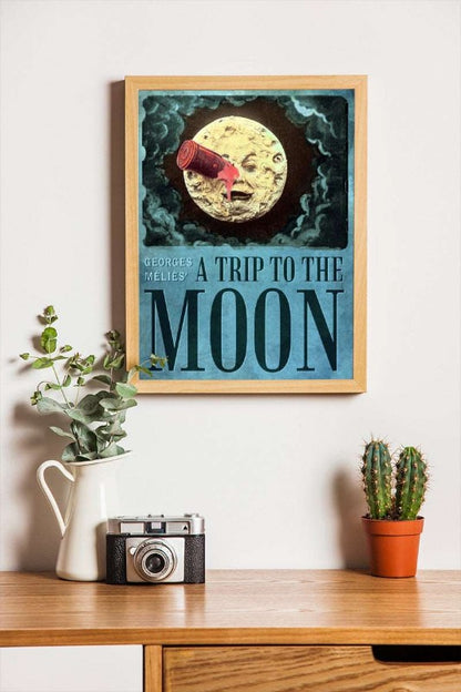 A Trip To The Moon - framed poster