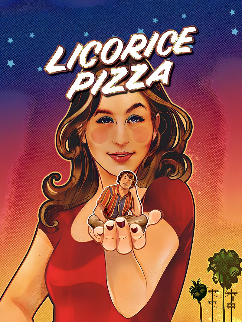 Licorice Pizza paper poster