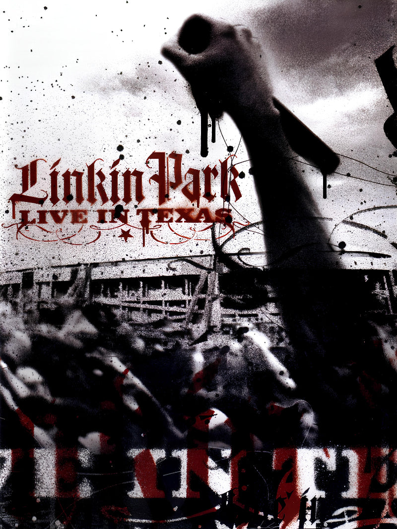 Linkin Park Live in Texas paper poster
