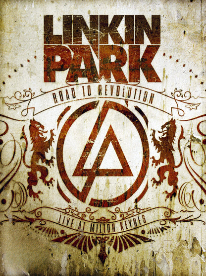 Linkin Park Road To Revolution paper poster