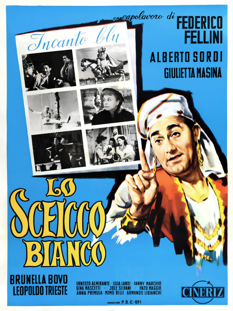 Lo sceicco bianco - poster